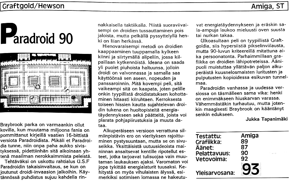 Paradroid 90